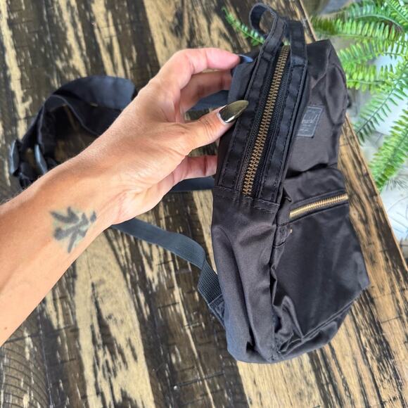 Herschel – Nova Mini-Volume Backpack (Black with Gold Hardware) main image 8